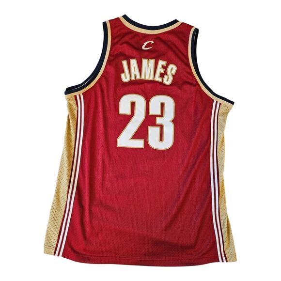 Nike LeBron James Cleveland Cavaliers #23 Swingman Vintage Jersey Size XL - Picture 2 of 5